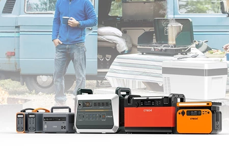 Best Solar Chargers Portable Power Station With Solar Panel - CTECHI