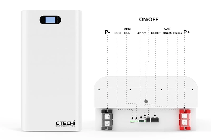 2.5 - 20kwh Lithium Wall Mounted Home Energy Storage Battery