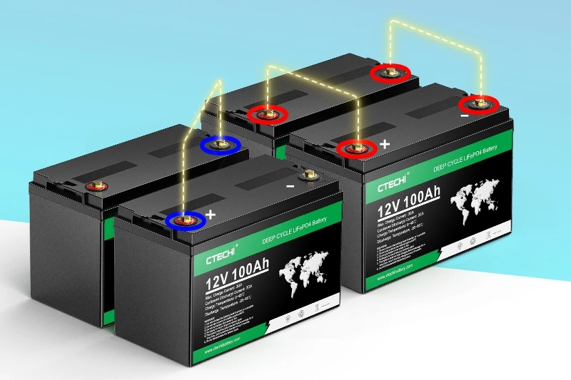 12V 100Ah Deep Cycle Lithium LiFePO4 Battery