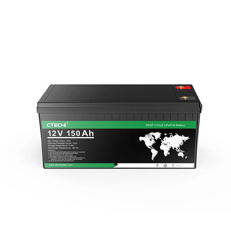 12V 150Ah 200Ah Deep Cycle Lithium LiFePO4 Battery