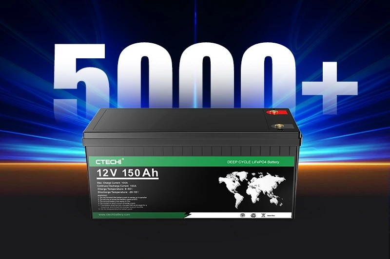 12V 150Ah 200Ah Deep Cycle Lithium LiFePO4 Battery