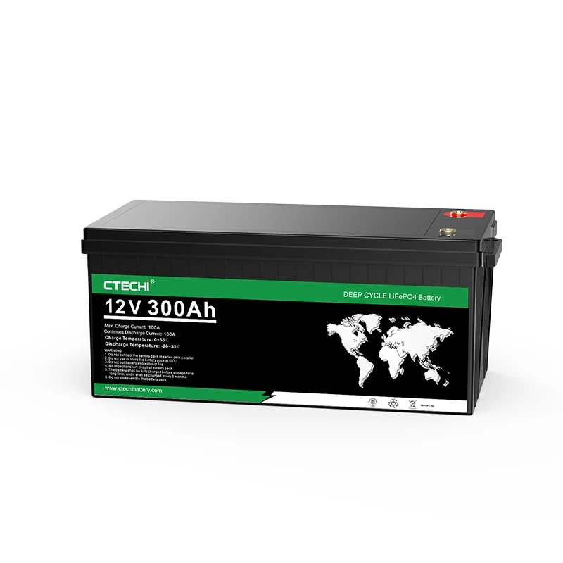 12V 300Ah 400Ah Deep Cycle Lithium LiFePO4 Battery