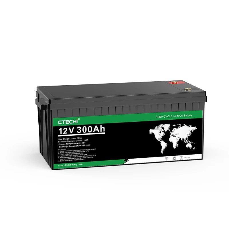12V 300Ah 400Ah Deep Cycle Lithium LiFePO4 Battery