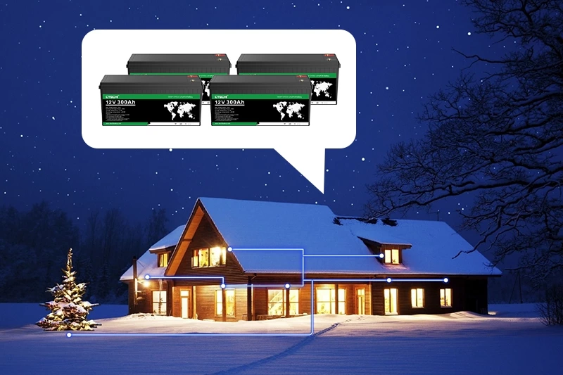 12V 300Ah 400Ah Deep Cycle Lithium LiFePO4 Battery