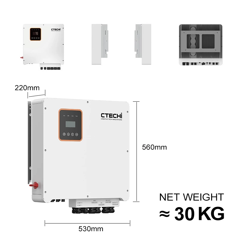 8KW - 12KW Three phase ESS hybrid inverter UPS Solar Power Inverter