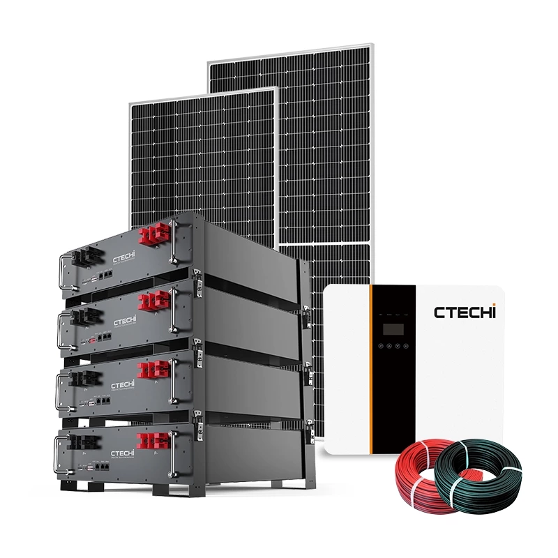 3KW - 100KW with Hybrid Inverter LiFePo4 Battery PV Panel Roof Mounting Tools Home Solar System Kit