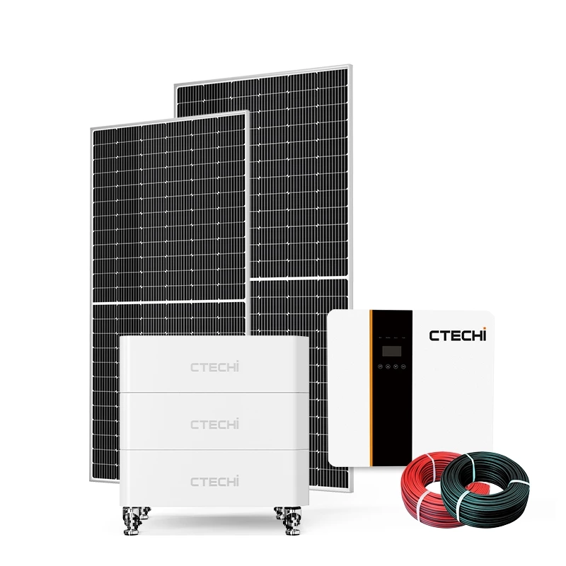 3KW - 100KW with Hybrid Inverter LiFePo4 Battery PV Panel Roof Mounting Tools Home Solar System Kit
