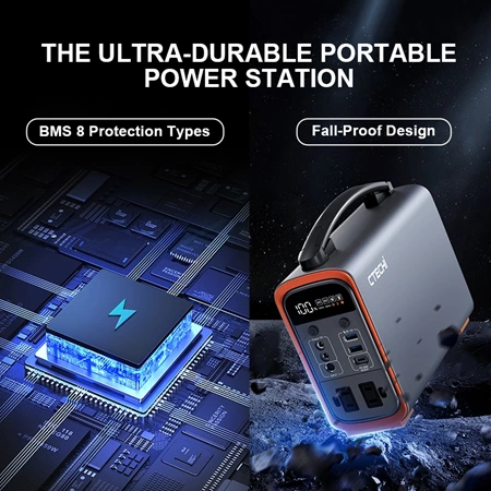 [はっさん1962 ] CTECHI ポータブル電源 ハンドル付き CTECHI GT200 200W 240Wh Portable Power Station - CTECHI