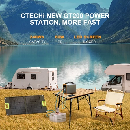 CTECHI GT200 200W 240Wh Portable Power Station - CTECHI