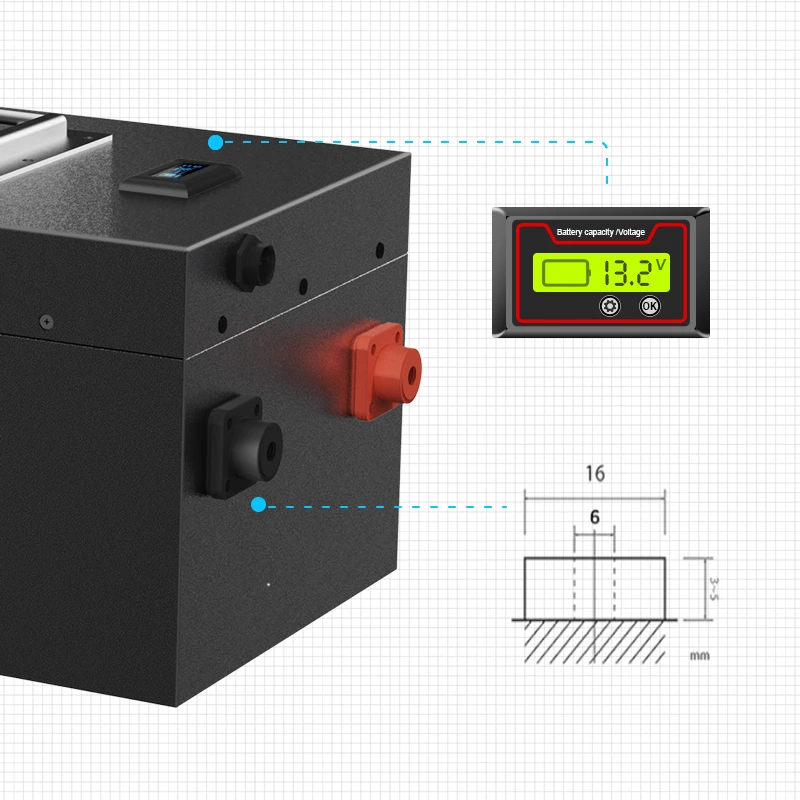 CTECHI Marine Energy Storage System 12V 24V 48V LiFePO4 Battery System