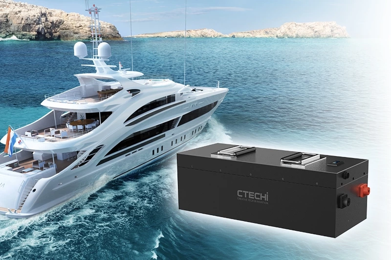 CTECHI Marine Energy Storage System 12V 24V 48V LiFePO4 Battery System