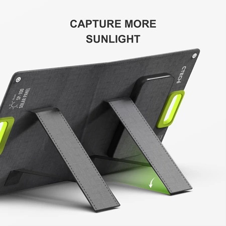 100W Portable Solar Panel - CTECHI