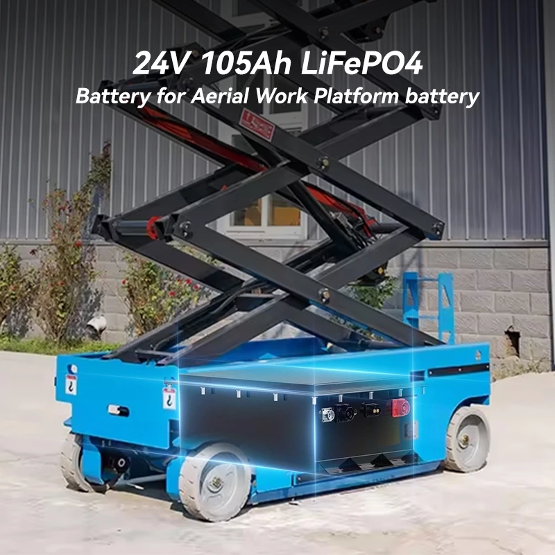 24V 105Ah LiFePO4 Battery for Aerial Work Platform battery