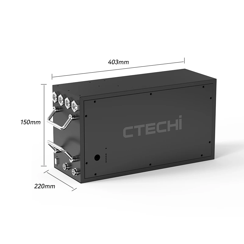 AGV LiFePO4 Battery Pack - 25.6V 57.6Ah Rechargeable Power Solution