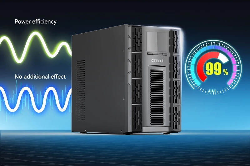 CTECHI Lithium 110V High Voltage 1-3KVA UPS Online Battery for Home