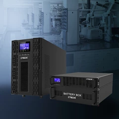 CTECHI Lithium 110V High Voltage 6-10KVA UPS Online Battery for Data Centers