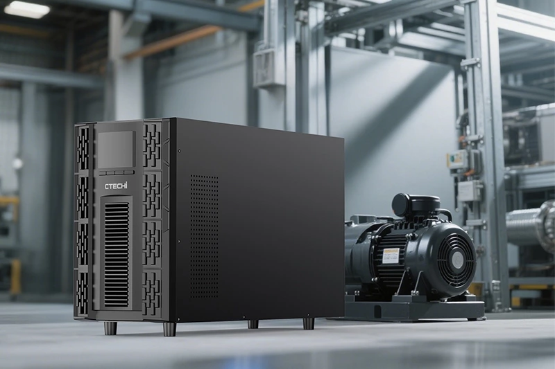CTECHI Lithium 110V High Voltage 6-10KVA UPS Online Battery for Data Centers