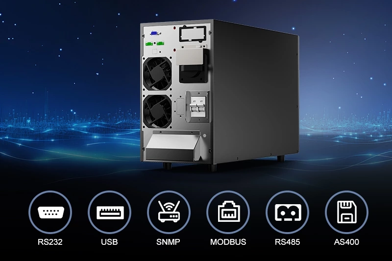 CTECHI Lithium 110V High Voltage 6-10KVA UPS Online Battery for Data Centers