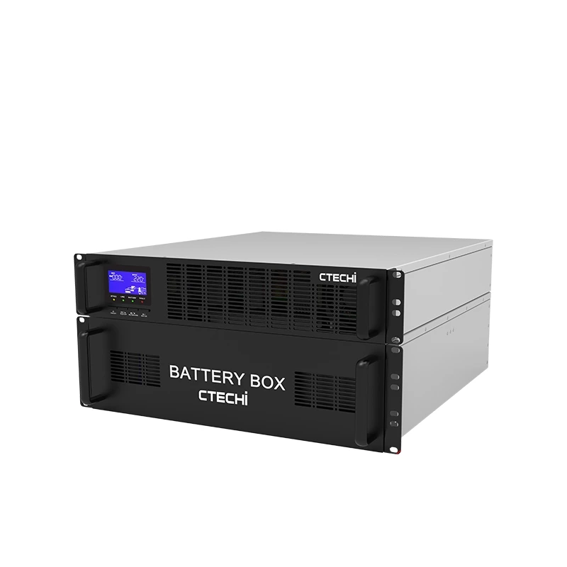 CTECHI Lithium 110V High Voltage 6-10KVA UPS Online Battery for Data Centers