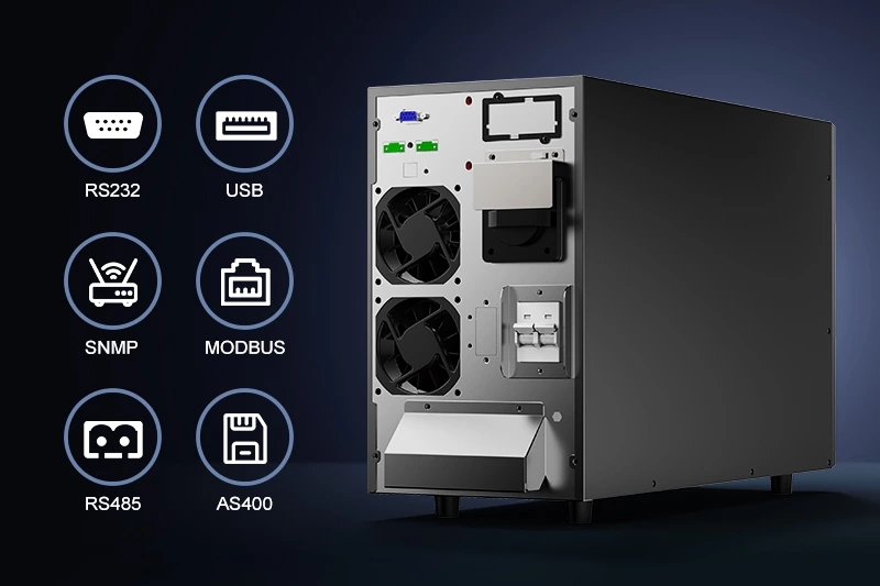 CTECHI Lithium 220V 6-10KVA UPS Online Battery Tower & Rack Mount