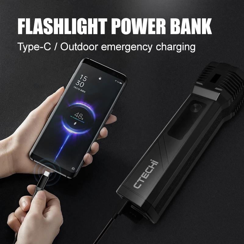 CTECHI CT-06B Automotive Emergency Jump Starter Power Bank