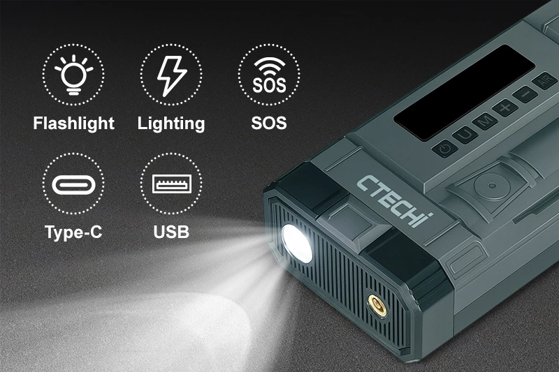 CTECHI CTQ-05 Charge & Jump Starter Power Pack