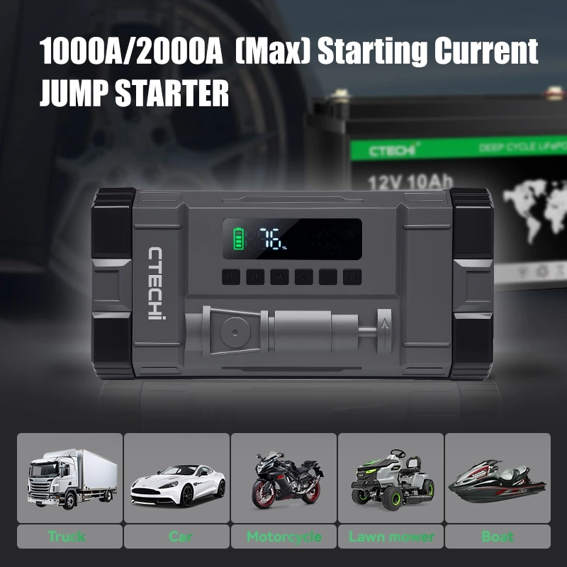 CTECHI CTQ-05 Charge & Jump Starter Power Pack