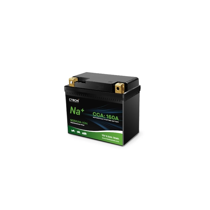CTECHI 12V6.5Ah Sodium-Ion Motorcycle Starting Battery