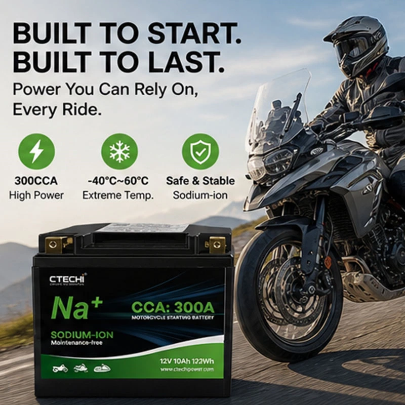 CTECHI 12V10Ah High-Performance Sodium-Ion Starting