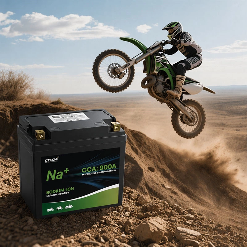 CTECHI 12V30Ah Ultra-High Power Sodium-Ion Starting Battery