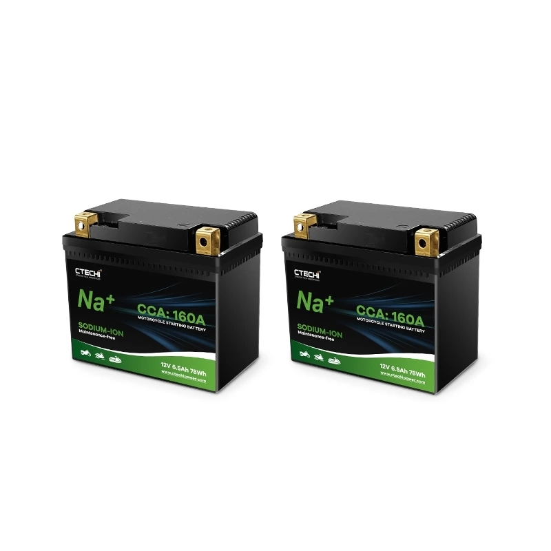 CTECHI 12V6.5Ah Sodium-Ion Motorcycle Starting Battery