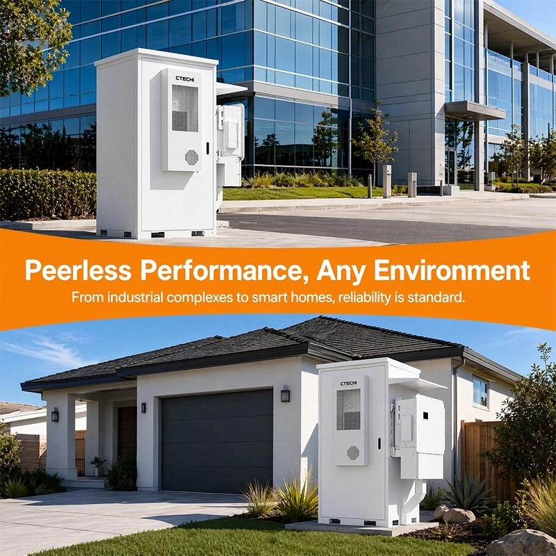 CTECHI ESS125KW/261KWh Split-Type Liquid-Cooled Commercial & Industrial BESS Solar Battery Energy Storage System