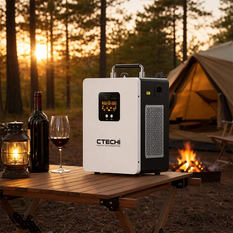 CTECHI GT-F300D 300W 1004.8Wh Portable Power Station | LiFePO4 Emergency Backup Battery