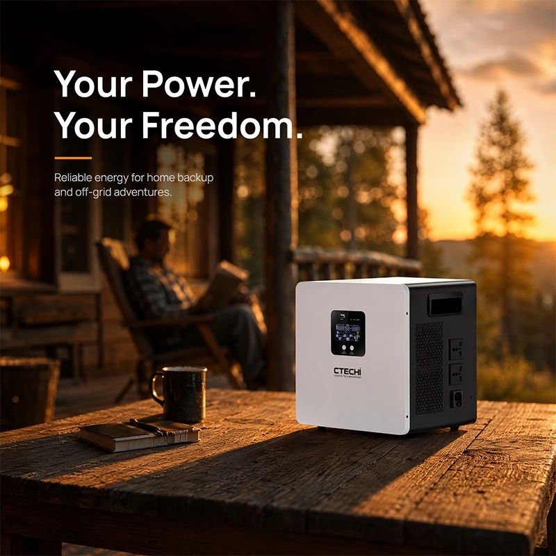 CTECHI GT-F500D2 500W 2009.6Wh Portable Power Station | Professional C&I Backup Power