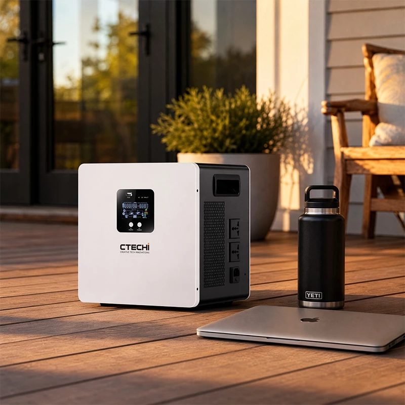 CTECHI GT-F500D2 500W 2009.6Wh Portable Power Station | Professional C&I Backup Power