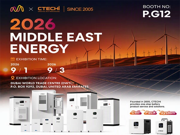 Inside CTECHi’s Advanced BESS Architecture Unveiled at Middle East Energy 2026